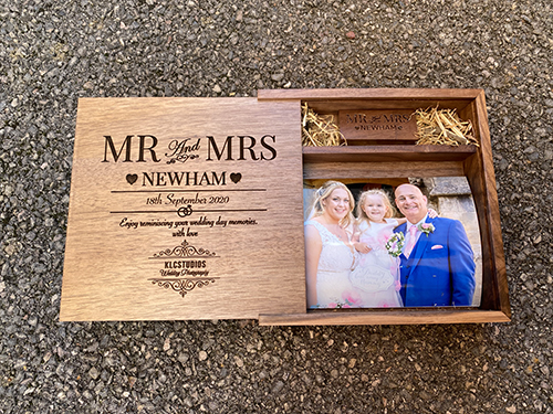 Personalised wooden box
